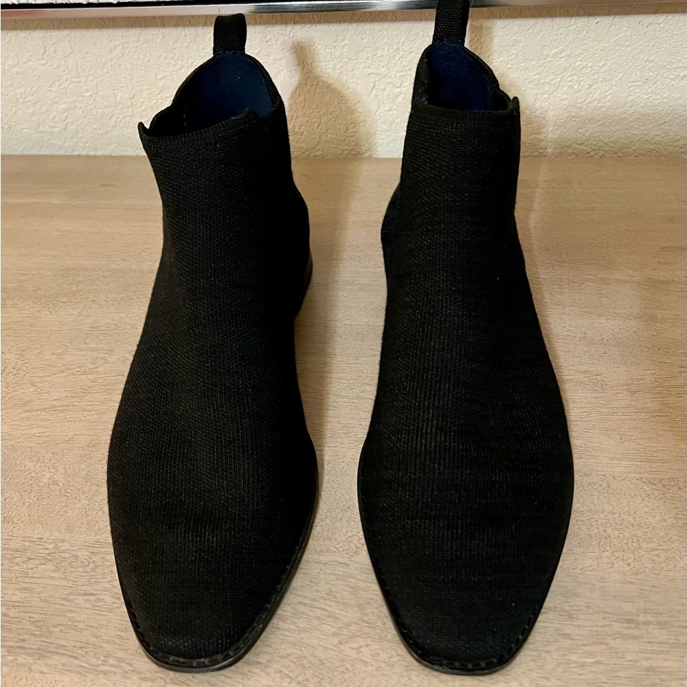 Rothys Merino Ankle Boot in Onyx Size 10.5